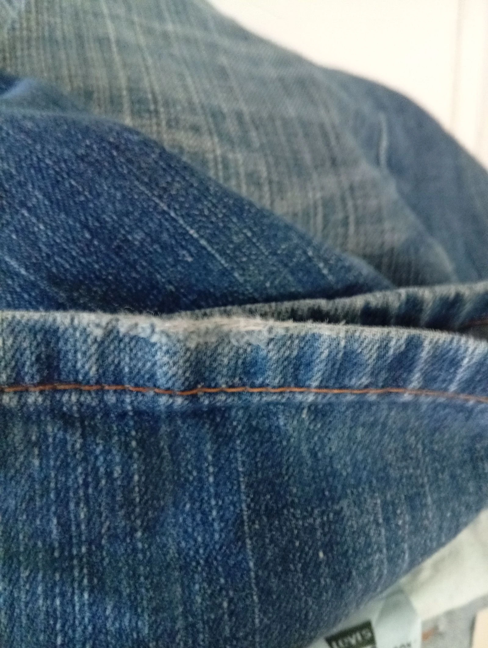 Rechte pasvorm Levi's 💯 katoen lichte slijtage onderaan – photo 10